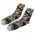 MSP-480 Hot sell fashion sublimation printing mens socks